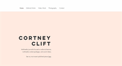 Desktop Screenshot of cortneyclift.com
